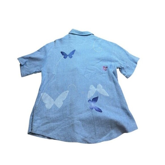 Play Alegre Women's Size Medium Cotton Hand Painted Pant/Top 2 Piece Outfit Set - Picture 2 of 13